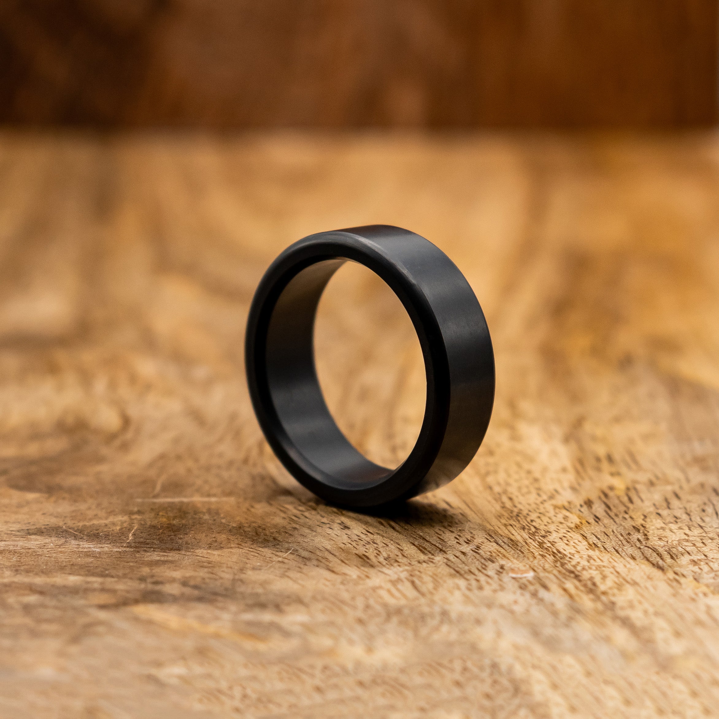 Black Diamond - Men’s Ring 8mm - KRATOS - Elysium Black Diamond