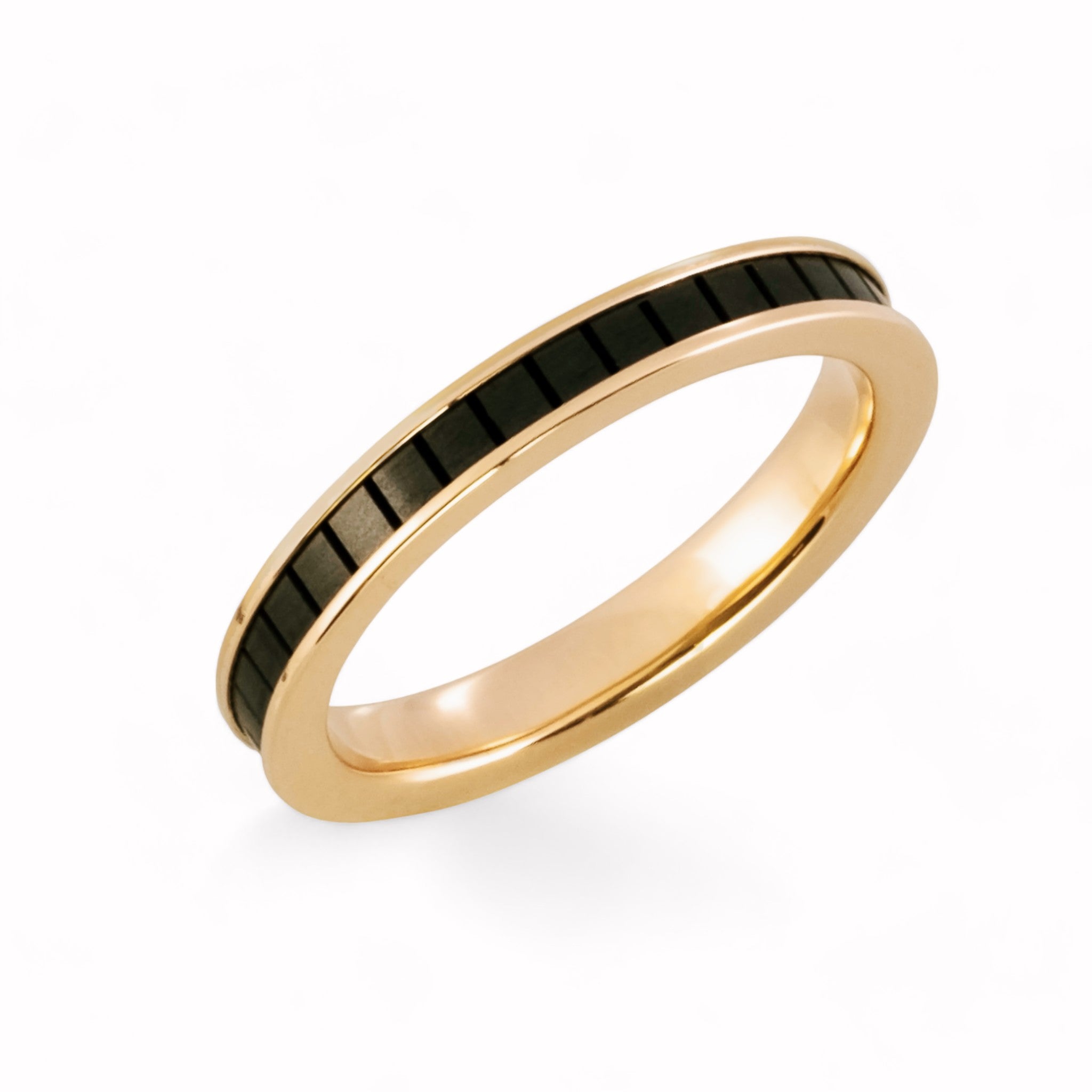 Black Diamond - Women’s Ring - HERA - 14K Yellow Gold - Lady Elysium Black Diamond